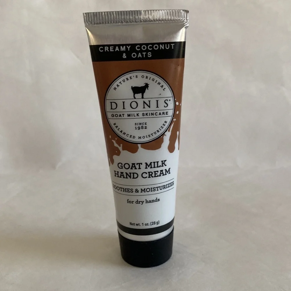 DIONIS Milk & Honey Goat Milk Hand Cream 1.0oz NIP SEALED